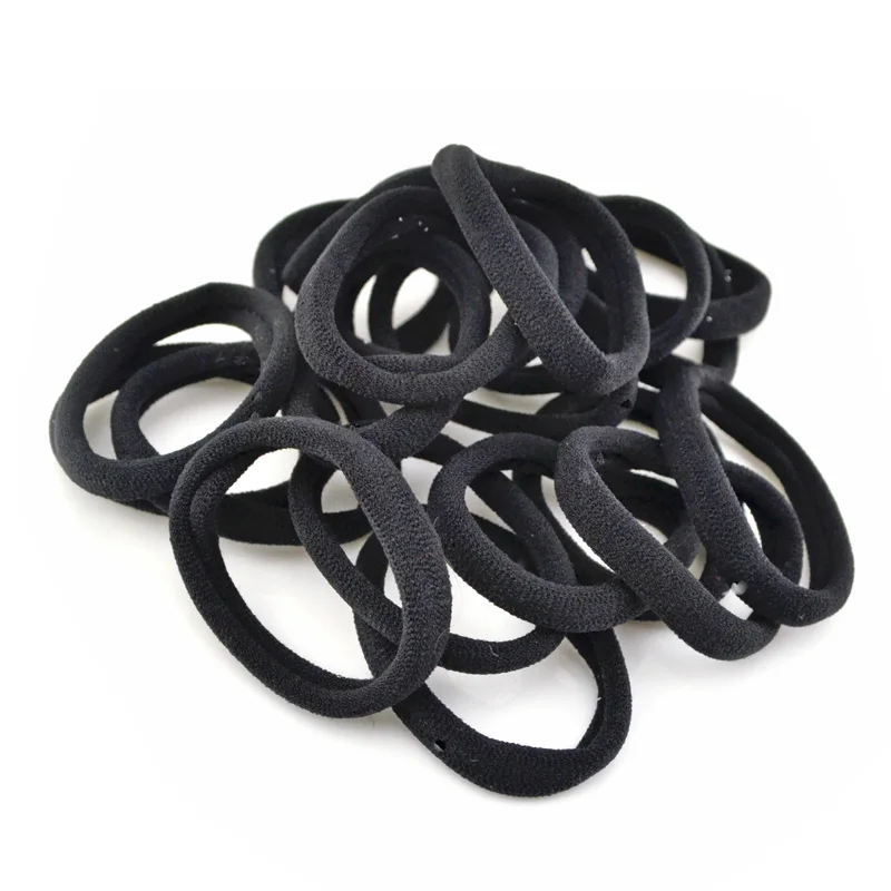 

Lots 20 Pcs Candy Fluorescence Colored 4cm Hair Holders Rubber Bands Elastics HairBand Accessories Tie