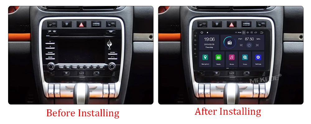 MEKEDE DSP ips Android 9,0 автомобильный DVD Мультимедиа gps для Porsche Cayenne 2003-2010& Cayenne S 2003-2010& Cayenne GTS 2003-2010