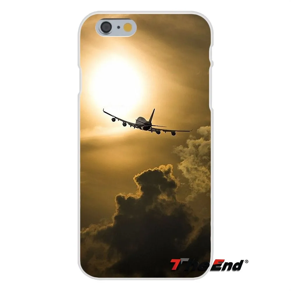 Силиконовый чехол для телефона Samsung Galaxy A3 A5 A7 J1 J2 J3 J5 J7 2015 2016 2017 Amazing Plane With Sunset Glow Theme