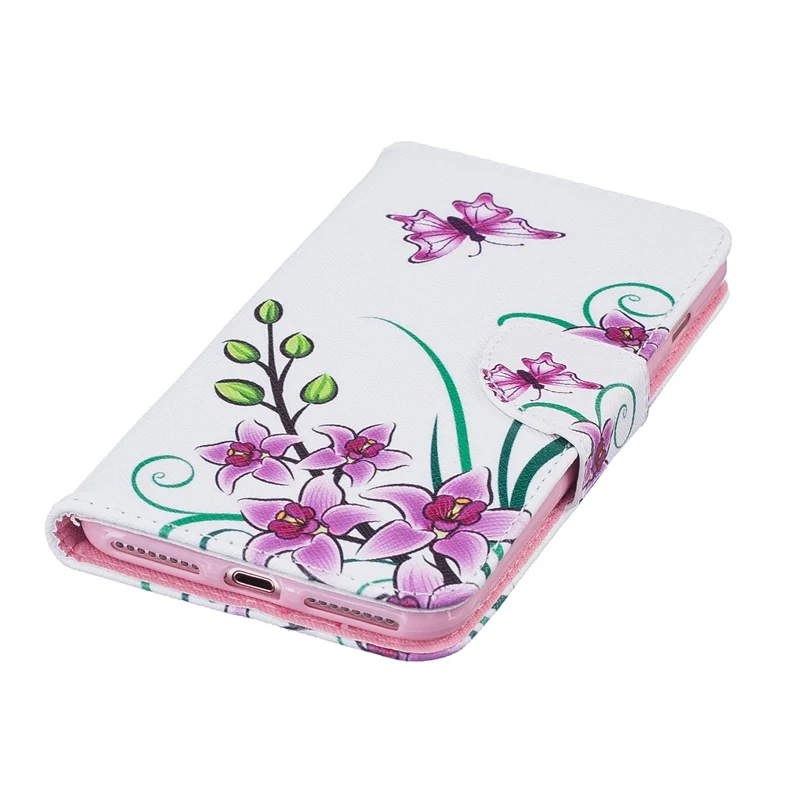 Cute animal flower Campanula Magnetic Flip Leather Phone Case Wallet Stand Cover For Apple iPhone 7 Plus. |