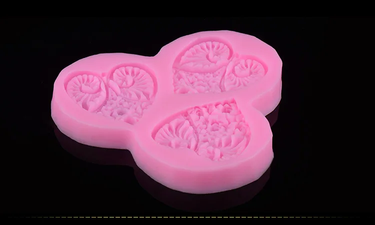 Свадебная форма в стиле барокко силиконовая форме сердца инструменты для