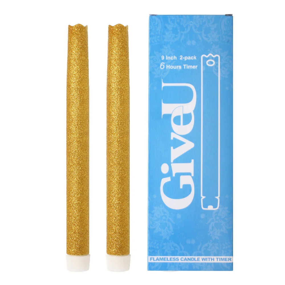 Светодиодные свечи с таймером 9 светодиодный на батарейках Набор рождественских