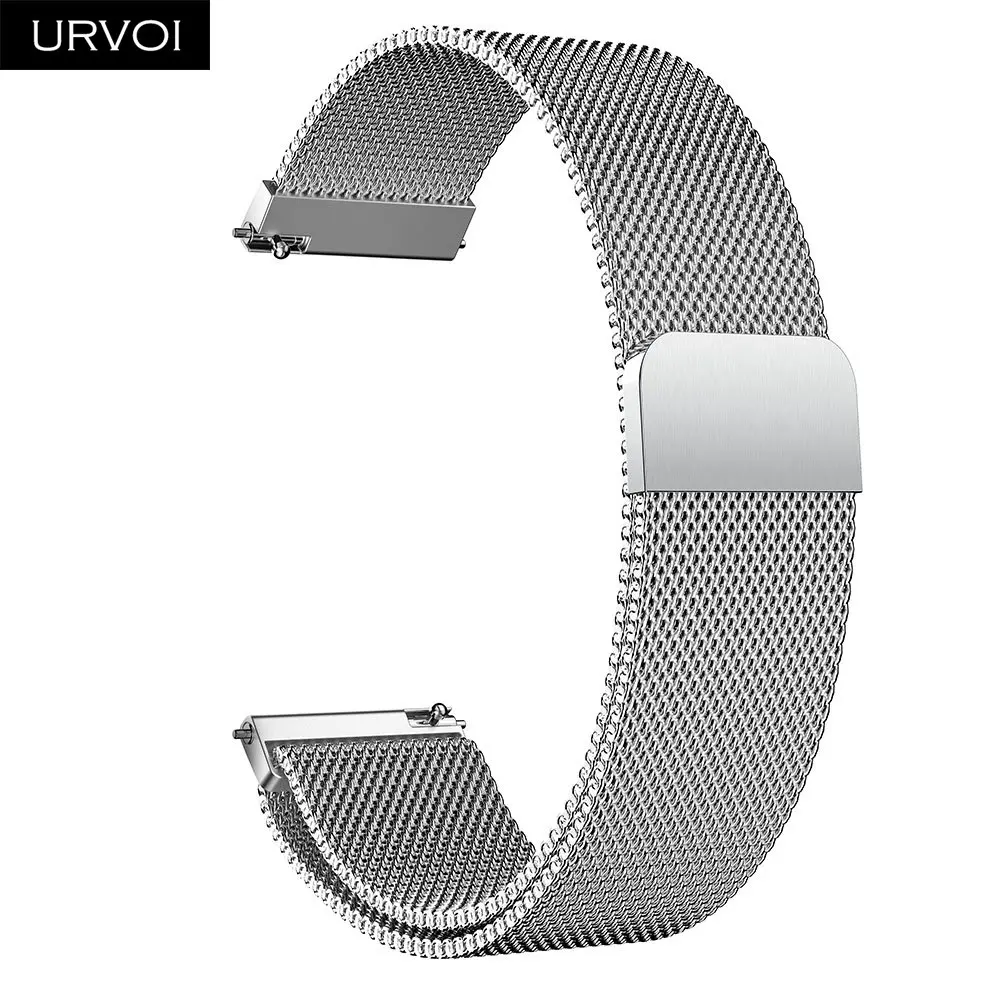 URVOI Миланская петля для Galaxy watch активный ремешок для Galaxy watch нержавеющая сталь Магнитная Регулируемая пряжка с адаптером