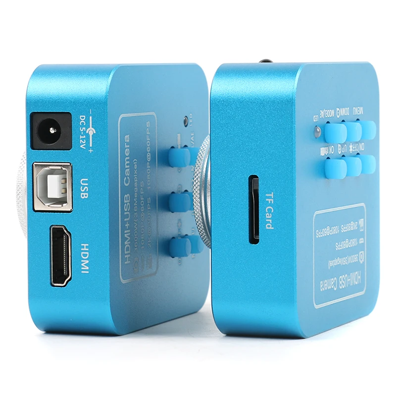Цифровой видеомикроскоп 4K 36MP 60FPS HDMI USB промышленная камера + большая подставка 144
