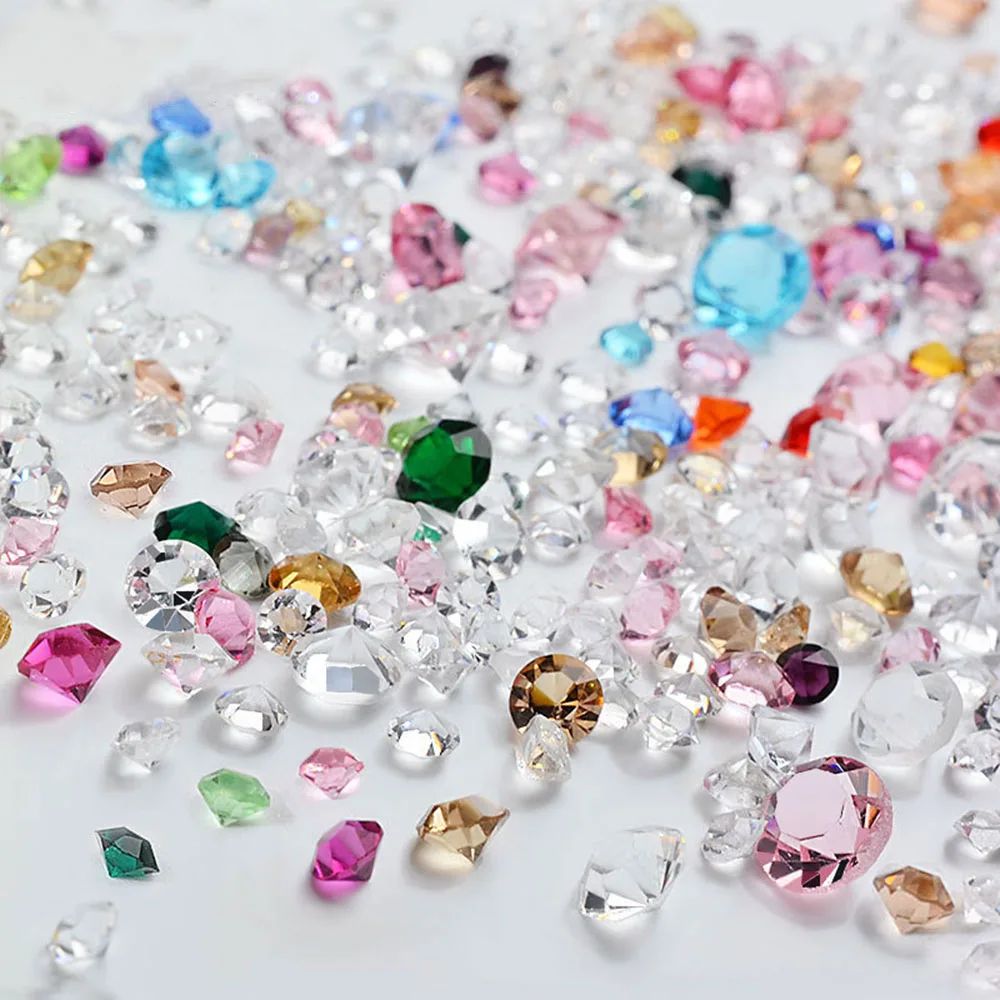 Прозрачные бриллиантовые бусины AB Кристальные крошечные стразы стеклянные