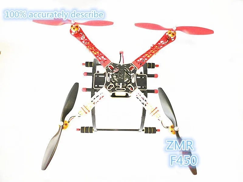 DIY FPV Дрон ZMR F450 Квадрокоптер рамка Комплект Корпус + комплект питания XXD2212 1000KV