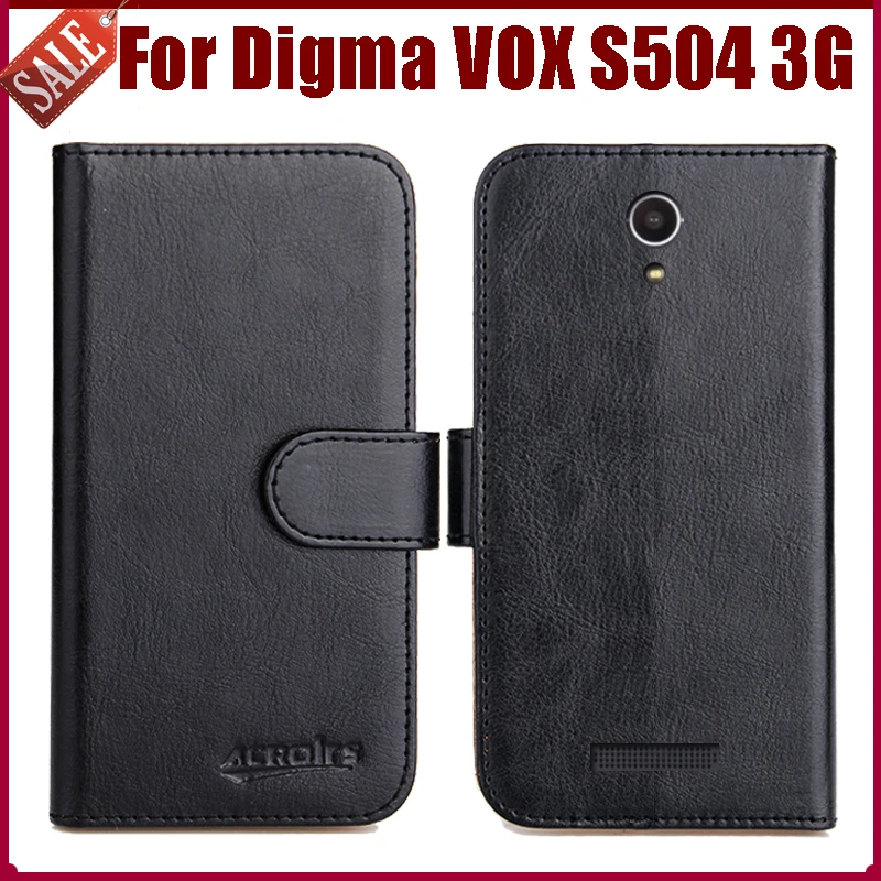 

Лидер продаж! Чехол Digma VOX S505 3G, Новое поступление, 6 цветов, высококачественный кожаный защитный чехол-книжка для телефона Digma VOX S505 3G, чехол