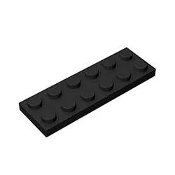 BuildMOC совместимые сборы частицы 3795 2x6 для строительных блоков детали сделай сам
