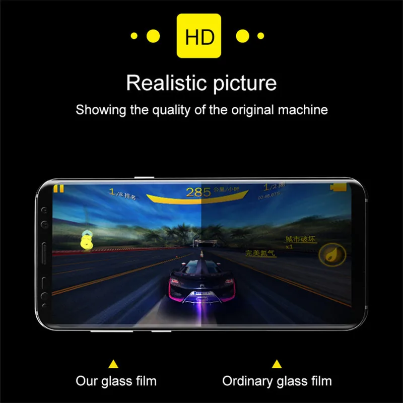 3D закаленное стекло для samsung S9 Plus galaxy s8 s7 s6 edge note 9 8 Защитная пленка для экрана sumsung sansung note9 note8