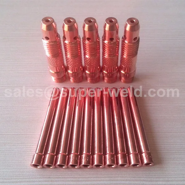 Цанга корпус 10N31/10N32/10N28 10 шт. + цанги TIG в лоте для фонарика