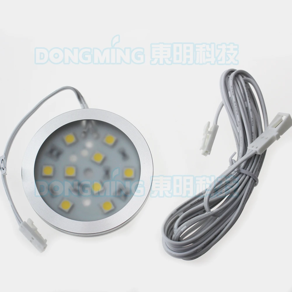 12 В 2 Вт Светодиодный прожектор пятно света 9LED SMD 5050 вниз круглый шкаф
