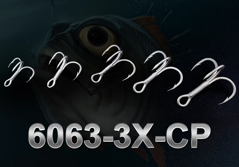 20 шт./кор. bkbhook 3X-CP рыболовный крючок ВЧ бронзовых морских рыболовных крючков 2/4/6/8/10# с высоким содержанием углерода Сталь тройные Крючки рыболовные снасти