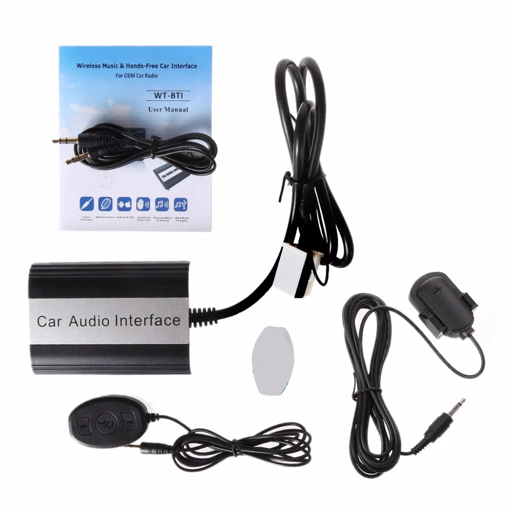 С функциями "Hands Free" и Bluetooth для автомобиля Наборы MP3 плеер аудио AUX USB адаптер Интерфейс 12PIN для VW Audi Skoda высокое качество C45