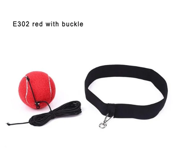 Red with buckle Боксерские мячи для скоростного мяча для борьбы с теннисным мячом, боксерские мячи для фитнеса с головным ободком, желтый/красный - Цвет: Red with buckle