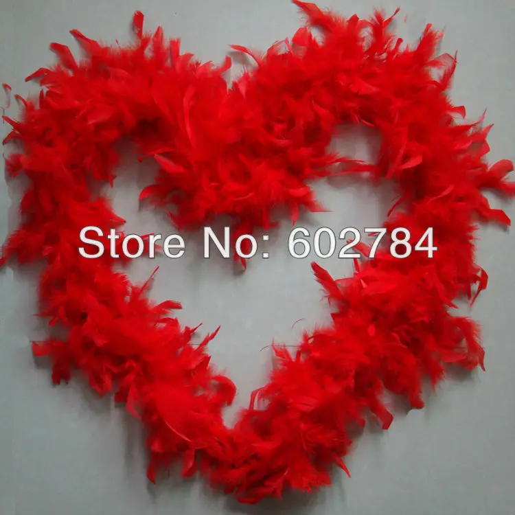 Бесплатная доставка 10 шт./лот 45 г красная пушистая Свадебная курица Marabou перо