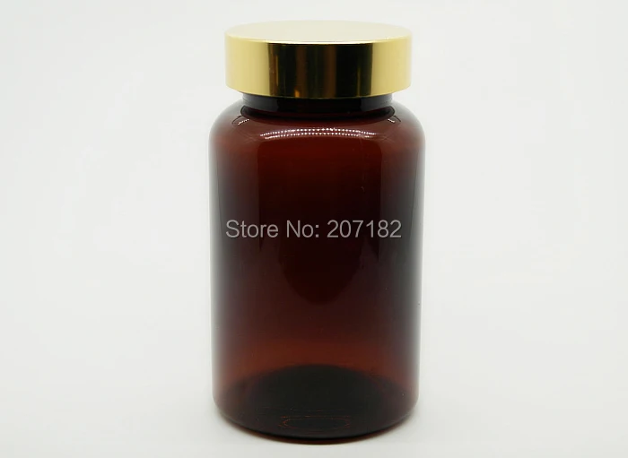 (100 шт./лот) 225 мл бутылка для животных янтарного цвета пластиковая продуктов