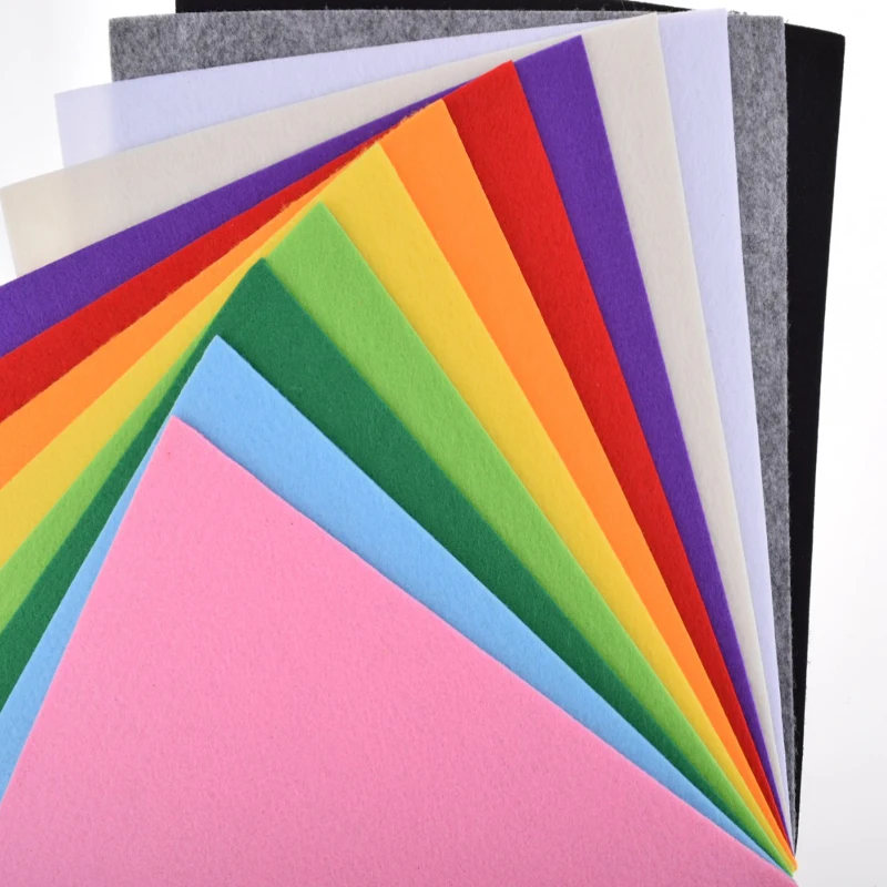 3 мм Толстая Войлочная Нетканая ткань полиэфирная для шитья кукольных ремесел