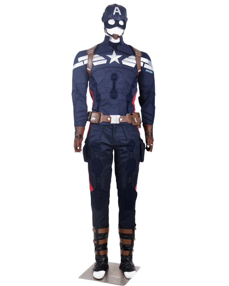 Капитан Америка: зимний солдат Стив Роджерс Костюм для косплея | Тематическая