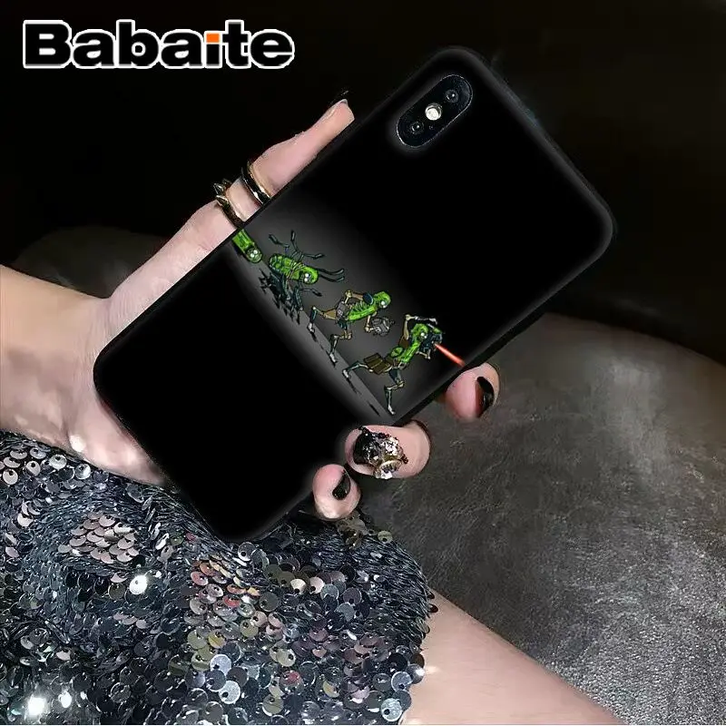 Мягкий чехол для телефона Babaite Rick and Morty Mr. Pickles на заказ Apple iPhone 8 7 6 6S Plus X XS MAX 5 5S SE