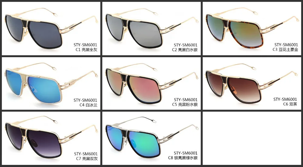 Новое поступление grandmaster солнцезащитные очки для женщин/мужчин 18K Glod фирменный