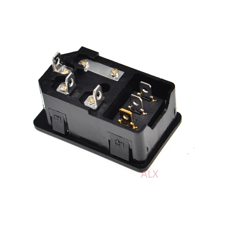 10A AC250V 3 в 1 контактный красный светильник Кулисный Переключатель Блок питания