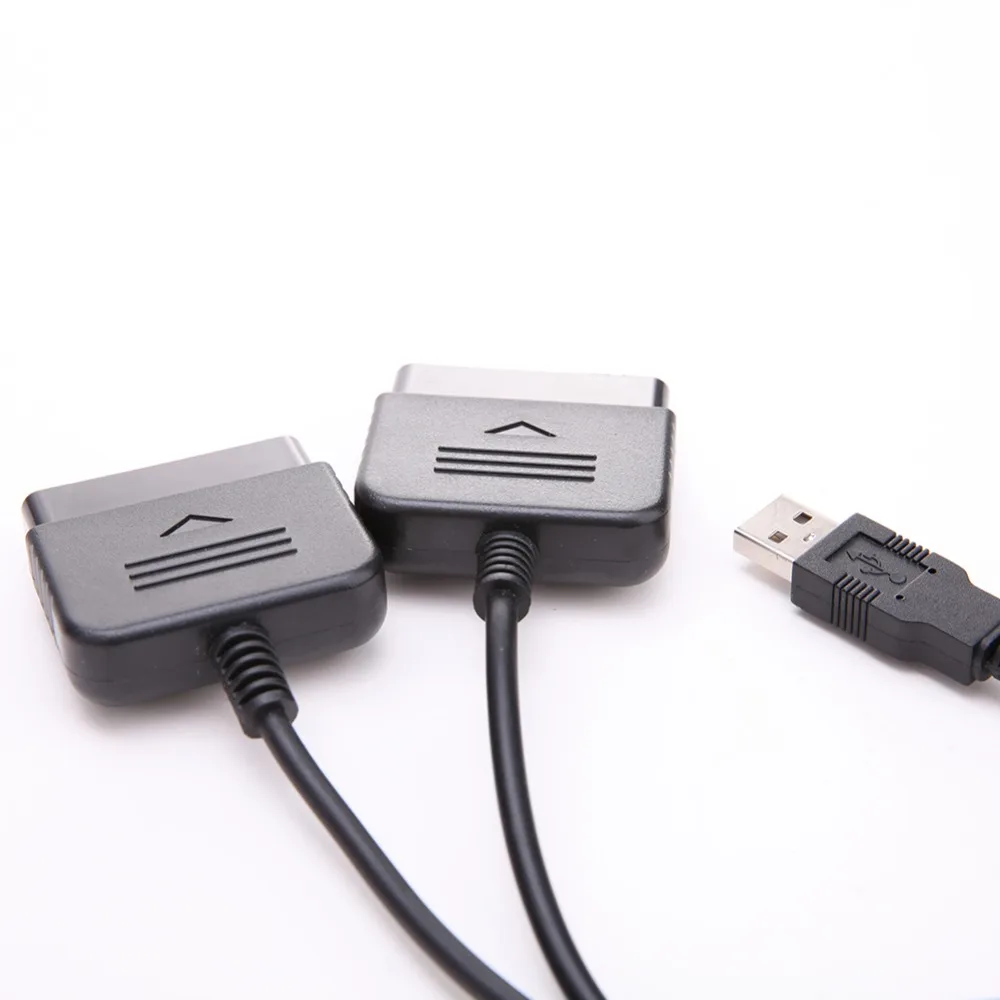 2 в 1 двойной USB порт контроллер адаптер конвертер для Sony PS1 PS2 к ПК 0 проводные аксессуары игрового