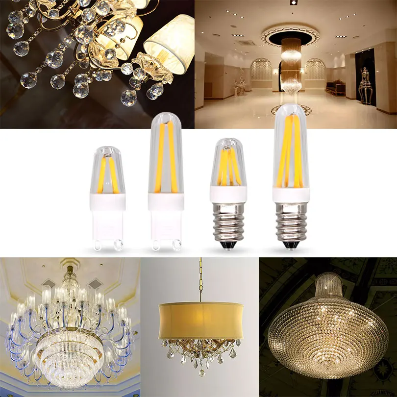 2017 Новый Керамический G9 СВЕТОДИОДНАЯ Лампа С Регулируемой Яркостью E14 220 В