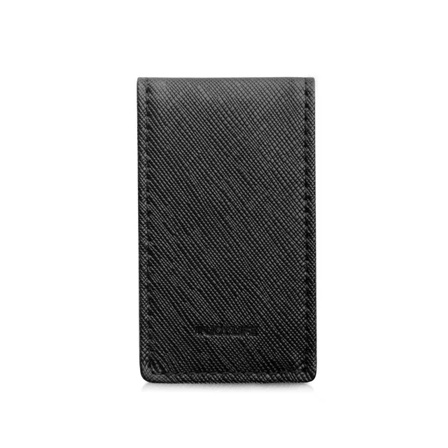 New Fashion Brand Genuine Leather Money Clip Purse Men Strong Magnetic High Quality Black Clip for Money Holder - Цвет: Black