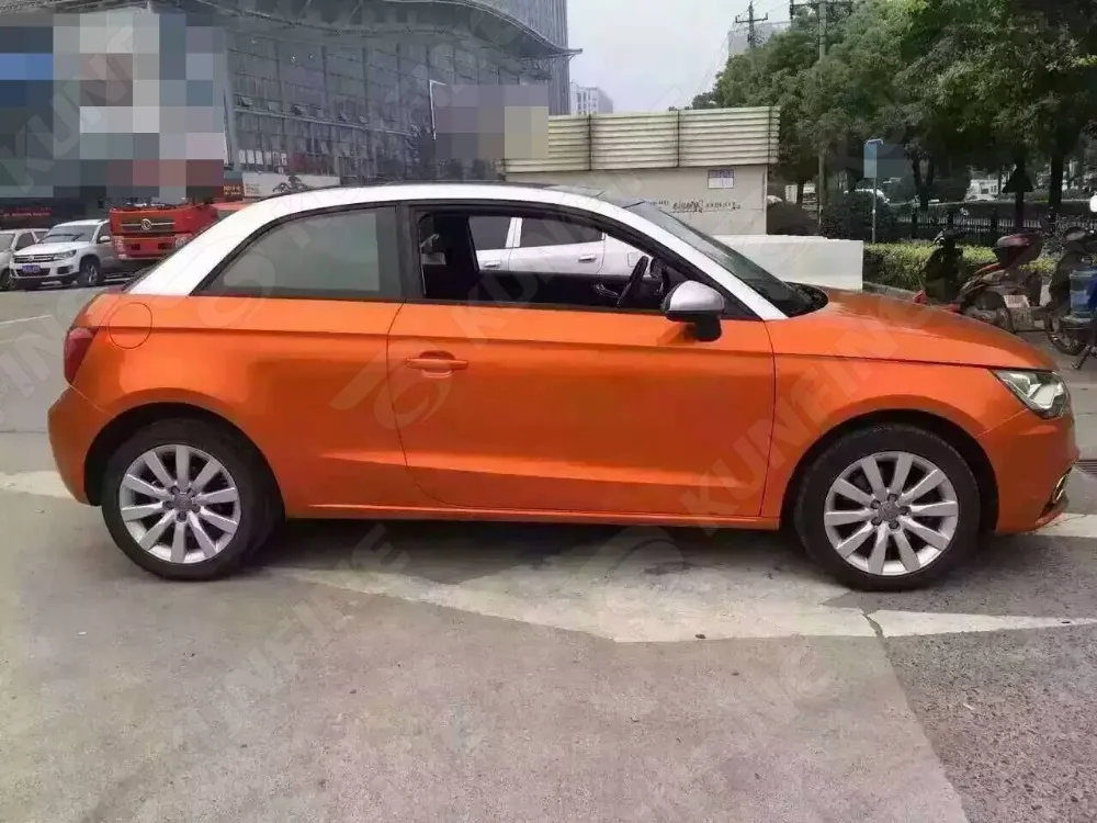 Стайлинг автомобиля обертка Аврора оранжевая Автомобильная виниловая пленка