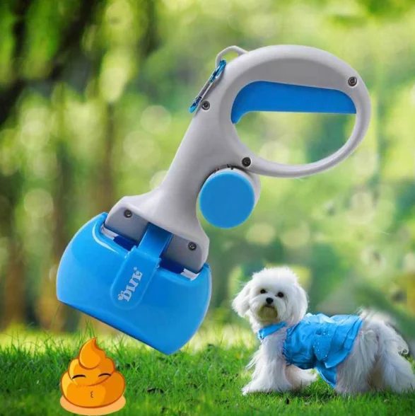 Pet Scoopers Picker 2 в 1 зажим туалет с мешок для сбора мусора от домашних животных удобный