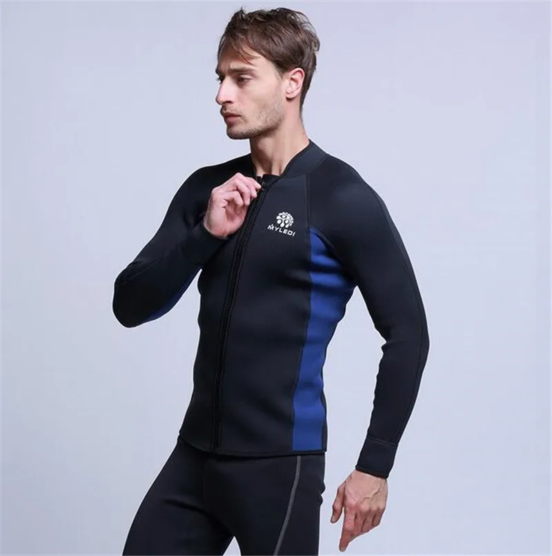 Неопреновый гидрокостюм MYLEGEND 3 мм для подводного плавания топы Мужской купальный