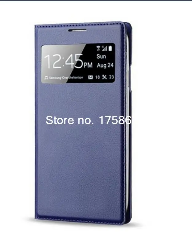 Кожаный чехол с откидной крышкой для Samsung Galaxy S4 SIV i9500 Функцией ожидания цвет