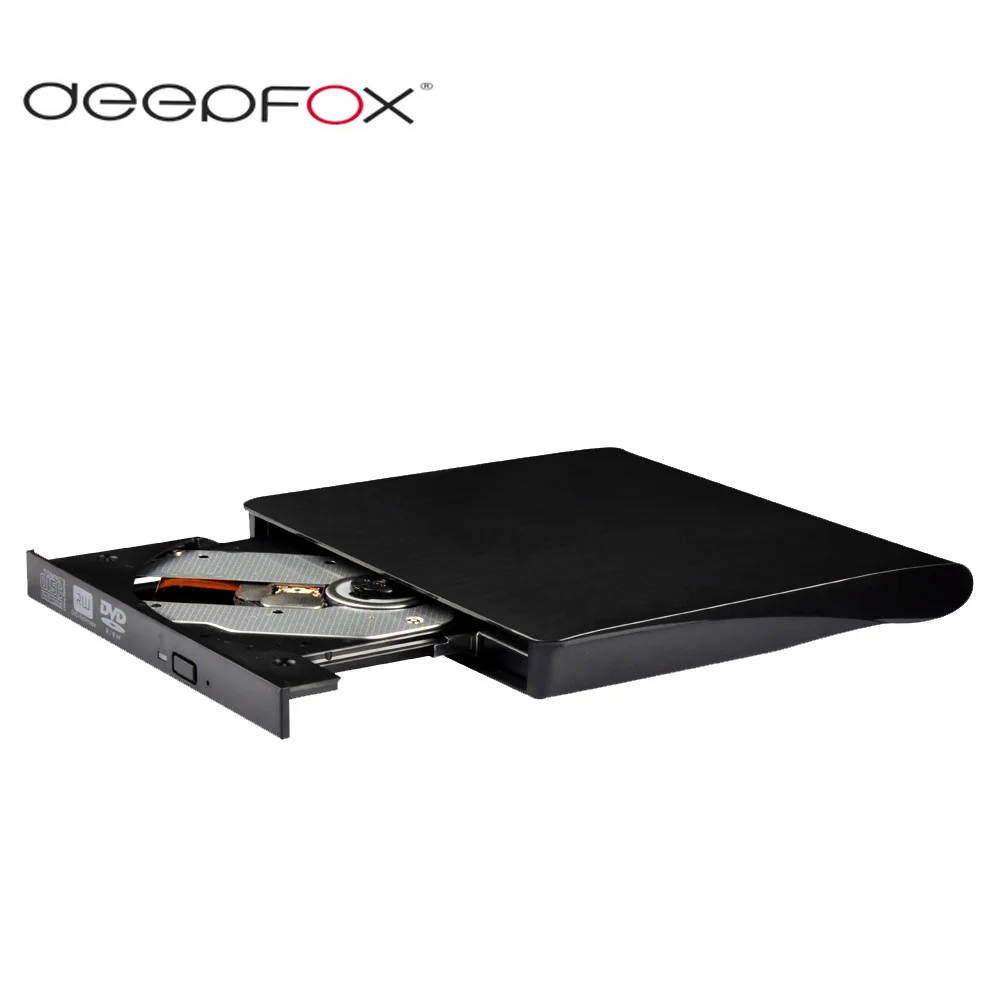 Deepfox Универсальный USB3.0 Внешний Bluray привод внешний CD/DVD RW горелки BD-ROM Blu-Ray плеер для компьютера