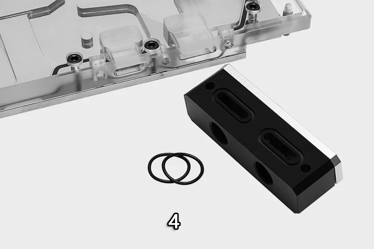 OLED цифровой дисплей измеритель температуры воды используйте для адаптера GPU Block