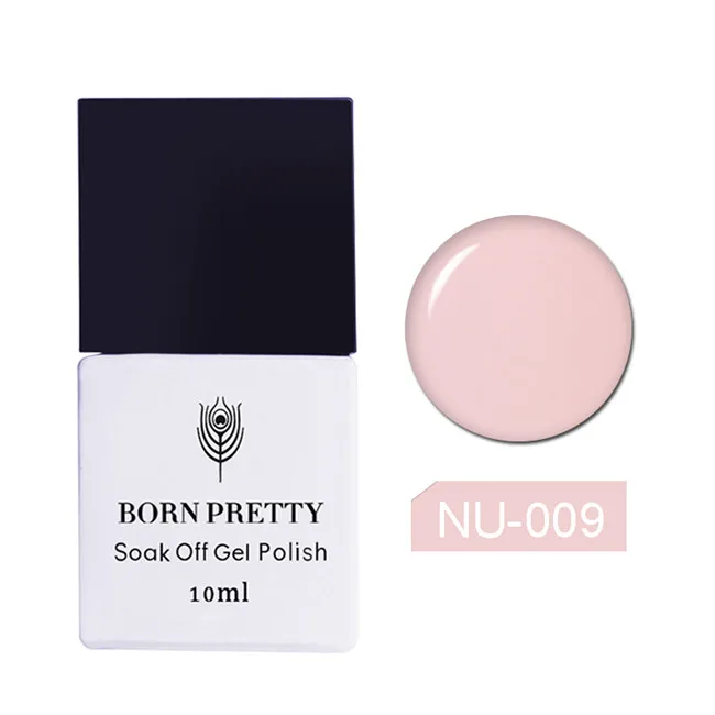 color 009 Серия BORN PRETTY, Гель-лак для ногтей, Гель-лак для ногтей, лак для ногтей, 12 цветов, гель для рисования, 1 бутылка, 10 мл - Цвет: color 009