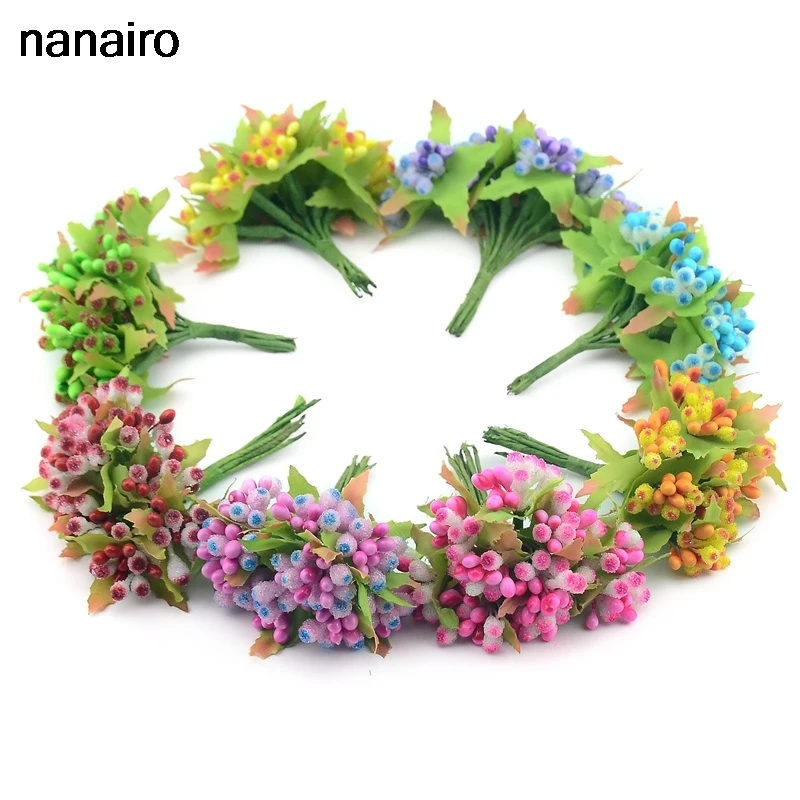 10 шт. искусственная тычинка имитация бутона розы свадебная декорация Подарочная