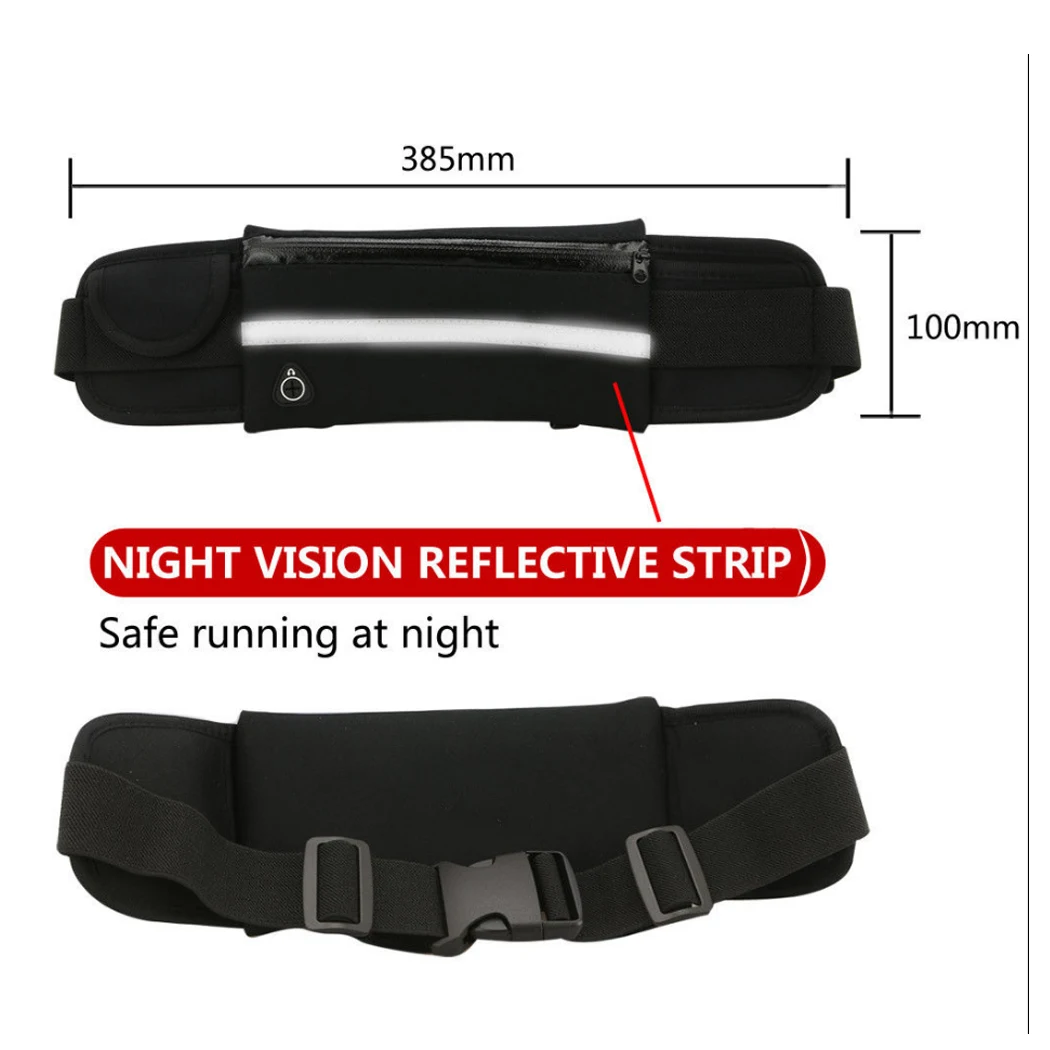 Модные Удобные Портативный талии сумка Водонепроницаемый мобильного телефона