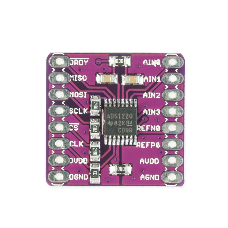Новый ADS1220 ADC 24-битный преобразователь модуль I2C низкая мощность аналого-цифровой
