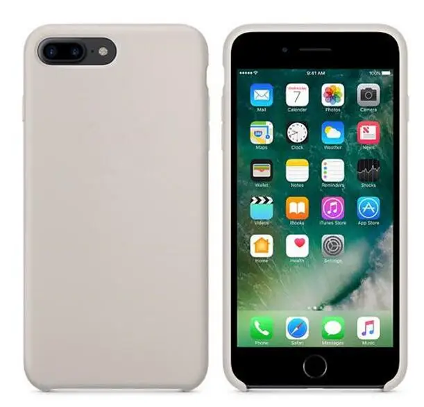 Официальный силиконовый чехол с логотипом Arvin iphone 7 plus iphone 6 iphone xs max iphone 7 iphone x чехол - Цвет: Stone