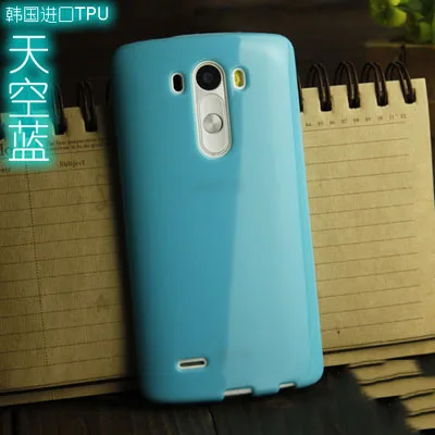 G3 Желе Мягкий силиконовый чехол сплошной цвет ТПУ для телефона LG G3/D830/D855/D859/D858/D857/ |