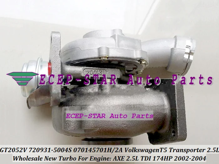 Бесплатная доставка турбо для Volkswagen VW T5 Transporter 02- AXE 720931 720931-0004 720931-0002 070145701H 070145701HX