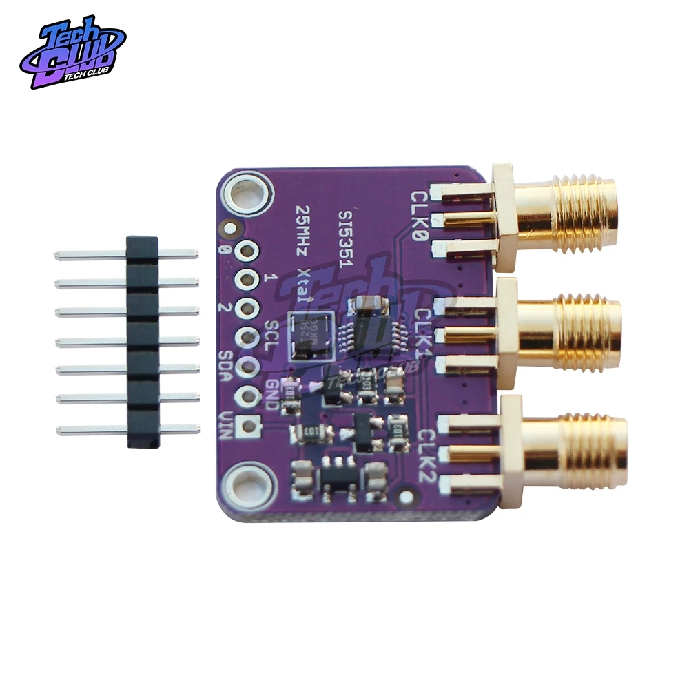 8KHz-160MHz CJMCU-5351 Si5351A Si5351 I2C Clock Generator Breakout Board Module Signal for Arduino DC 3V-5V | Инструменты