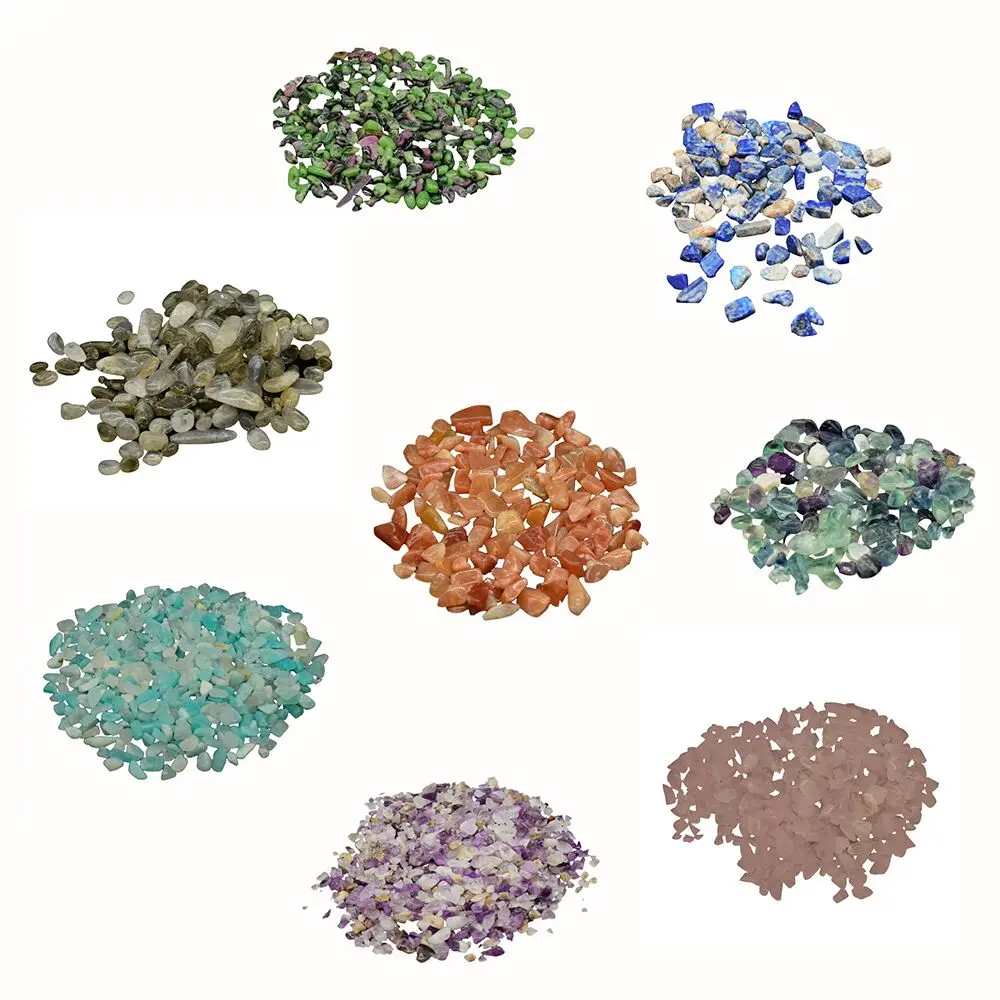 Дополнительные 10 г Бесплатная 100 Природный Ассорти Кристалл щебня мини обломки