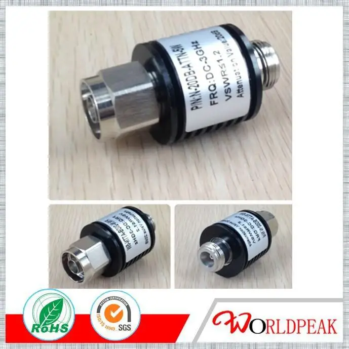 

Бесплатная доставка 2 шт. коаксиальные фиксированные аттенюаторы N штекер-гнездо 5 Вт 3 ГГц 30 дБ