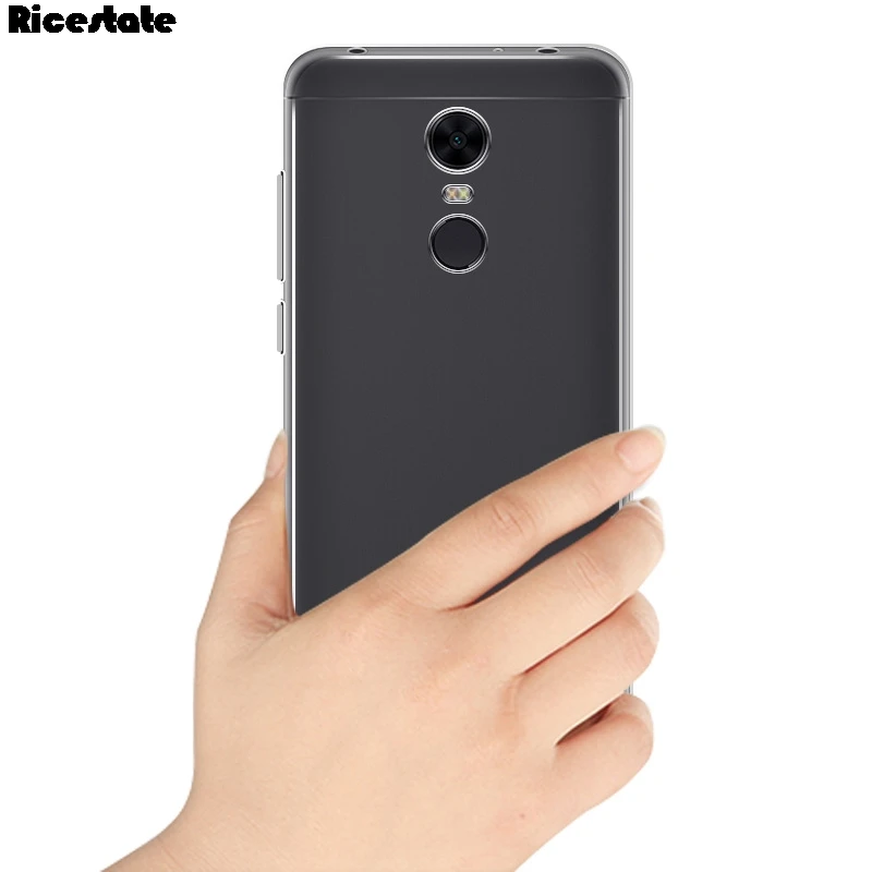 Ультратонкий Прозрачный чехол Ricestate из ТПУ для Xiaomi Redmi 5 Plus мягкий силиконовый Redmi5