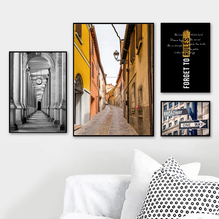 Настенная Картина на холсте с изображением улицы Gohipang | Дом и сад