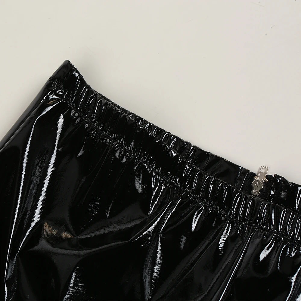 Хаучжоу брюки женские Дамские Pantalon Taille Haute Femme кожаные брюки сексуальные тонкие обтягивающие ПУ хип пуш-ап одноцветные узкие брюки высокие