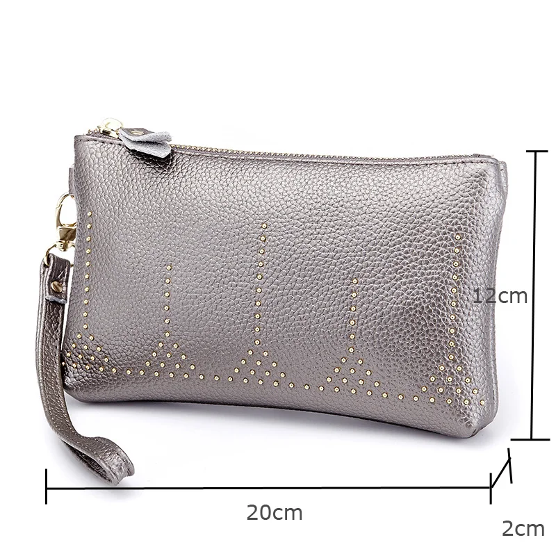 Женский кошелек клатч из натуральной кожи с ремешком на руку|clutch bag|designer clutch bagsbag
