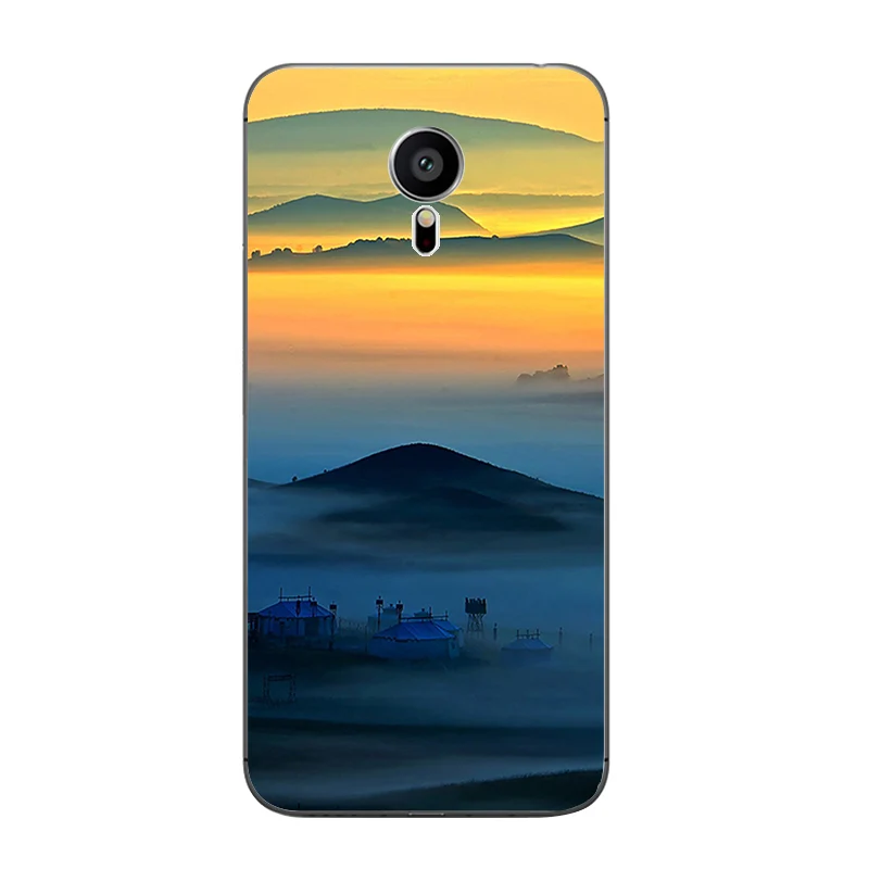 Для Meizu MX4 MX5 MX6 Pro 5 6 Чехол для телефона M1 M2 M3 Note MEILAN E Mini Shell Прозрачный чехол силиконовый с водоотражающим узором - Цвет: 6159 4