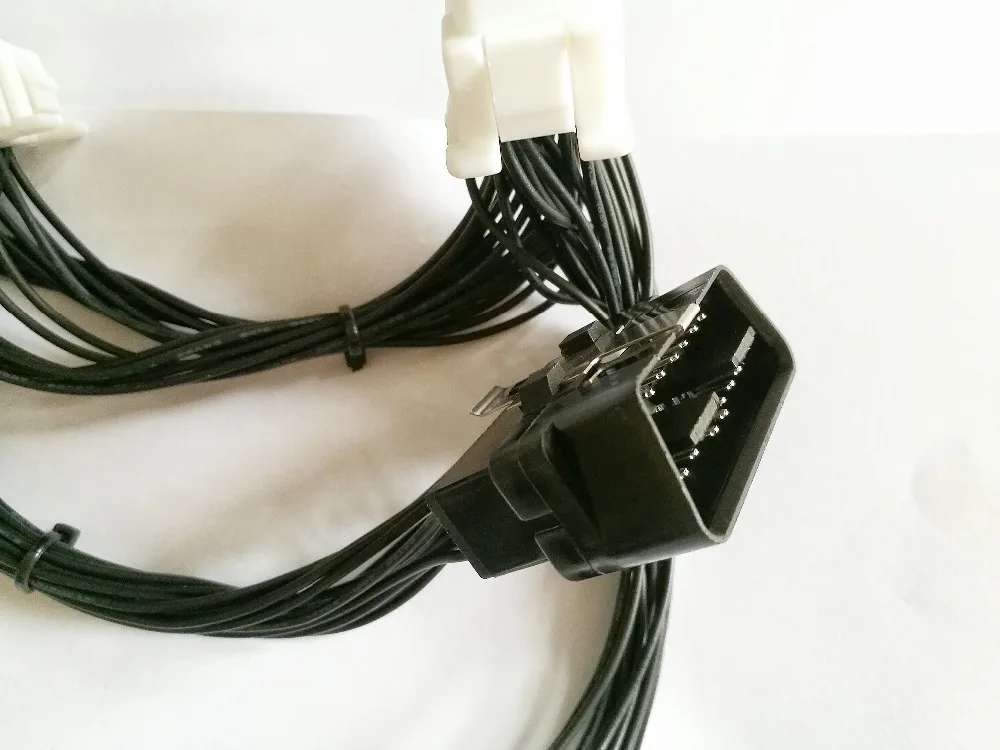 Удлинительный кабель FINETRIP разветвитель OBDII OBD II с разъемом типа Папа 3 16 контактов